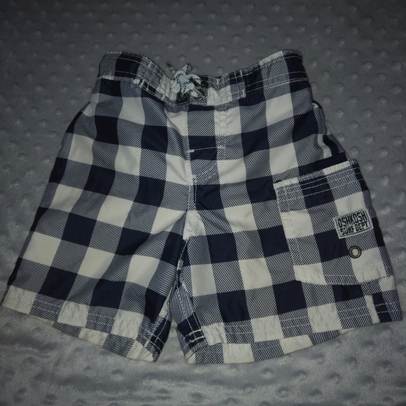 4/$20 Toddler boy OshKosh checkered swim trunks 2T - Picture 15 of 15